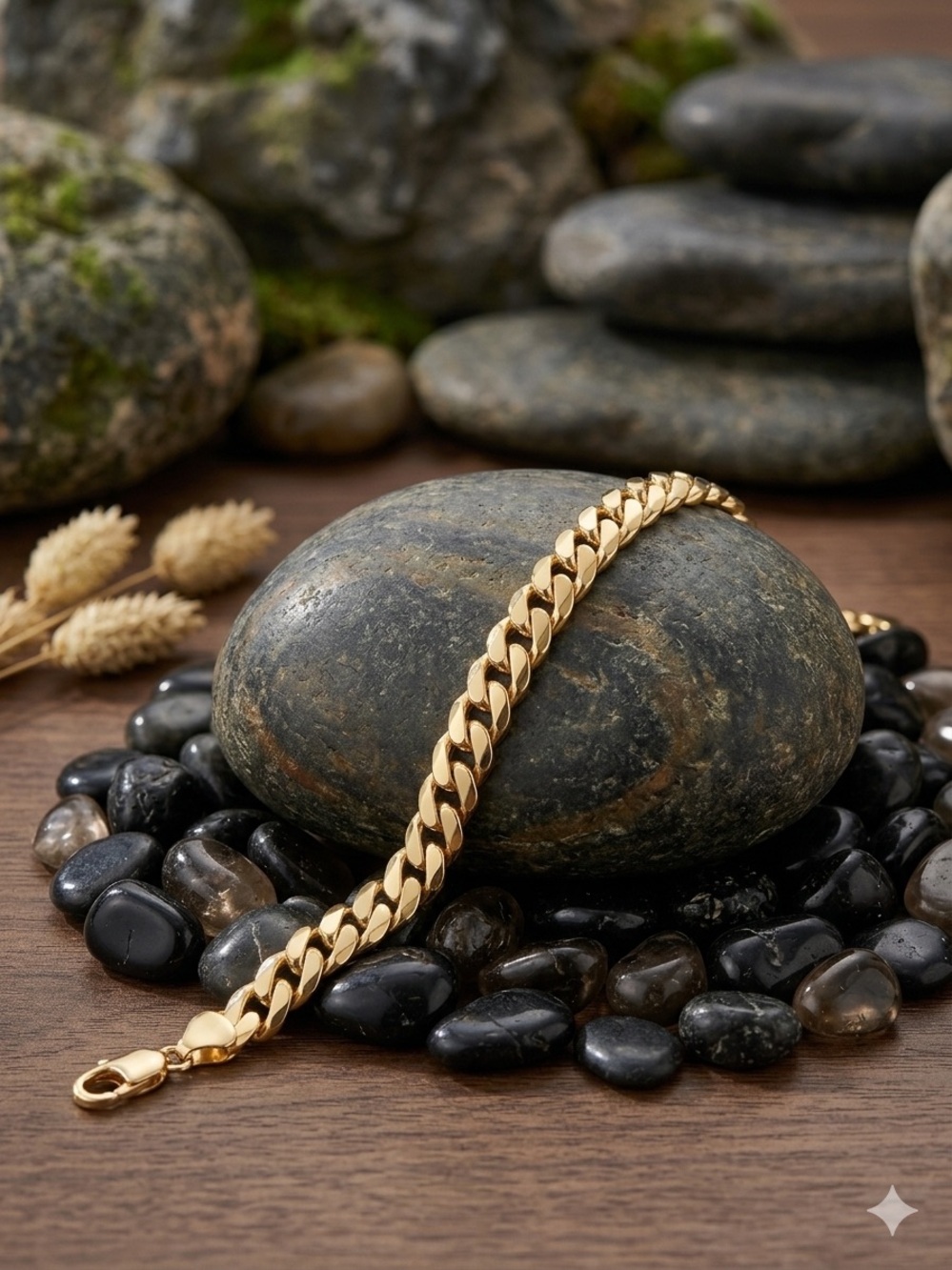 14k Gold - Filled Cuban Link Bracelet for Men